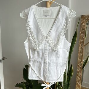 NWOT - Reformation Melodie Linen Top